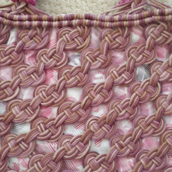 Pink Crocheted Shoulder Bag - Very Unique! - Picture 3 of 10